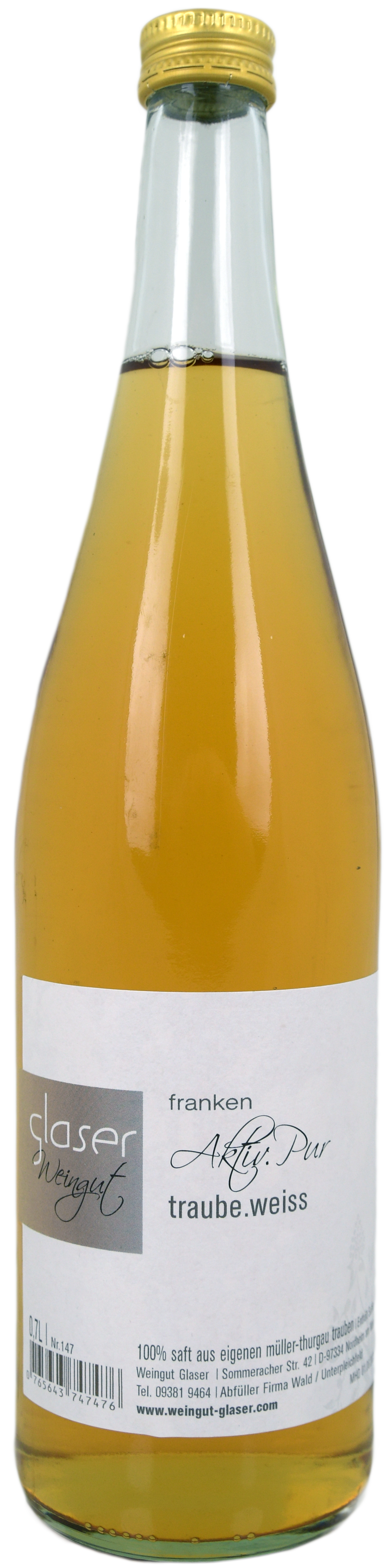 Traubensaft Weiß aktiv